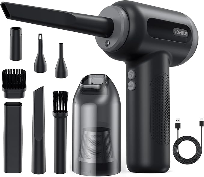 Compressed air Duster, Yomile 2 in 1 180000RPM